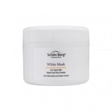 Trockene Maske auf Basis von weißer Tonerde (porenverfeinernd / talgregulierend)